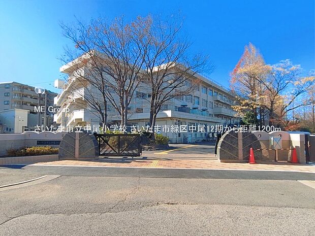 小学校 1200m さいたま市立中尾小学校
