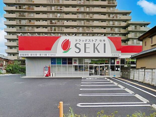 ドラッグストア 700m セキ薬局 大成町店