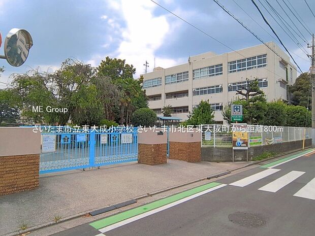 小学校 800m さいたま市立東大成小学校