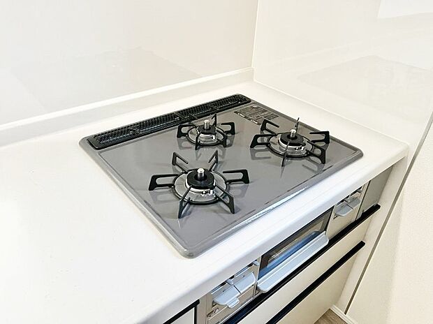 三口ガスコンロでお料理が一気にはかどりそう