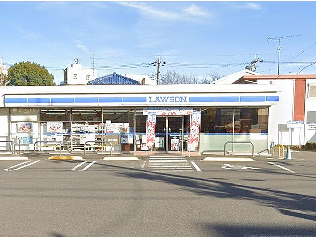 コンビニ 600m ローソン 東越谷四丁目店