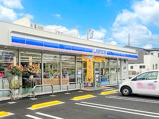 コンビニ 41m ローソン 越谷弥十郎店