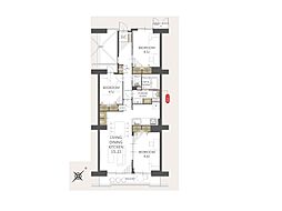 朝日プラザ武蔵野マーテルヒルズ参番館 3LDKの間取図画像