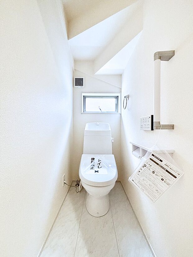 ウォシュレット付きトイレが1階と2階それぞれに配置されていてとても便利です。