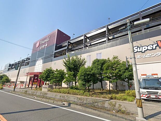ショッピングセンター 1100m ビバモール蕨錦町