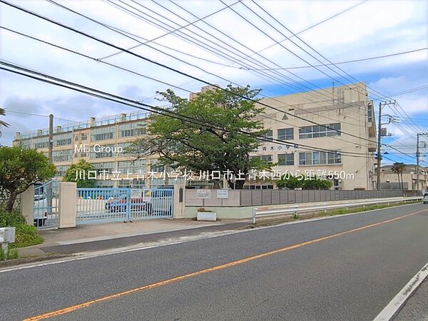 小学校 550m 川口市立上青木小学校