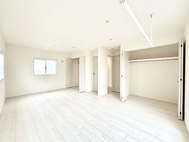 将来は2部屋にすることもできますね。お年頃になったら夢の個室にチェンジ!