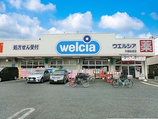 ドラッグストア 670m ウエルシア川越仙波店