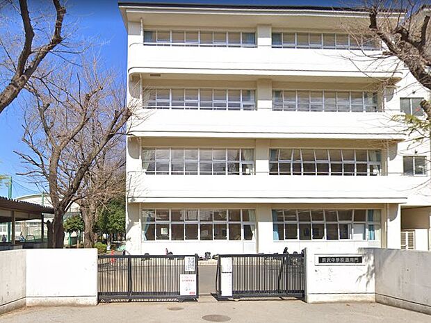中学校 180m 所沢市立所沢中学校