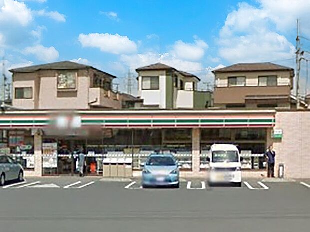 コンビニ 841m セブン-イレブン 東越谷9丁目店