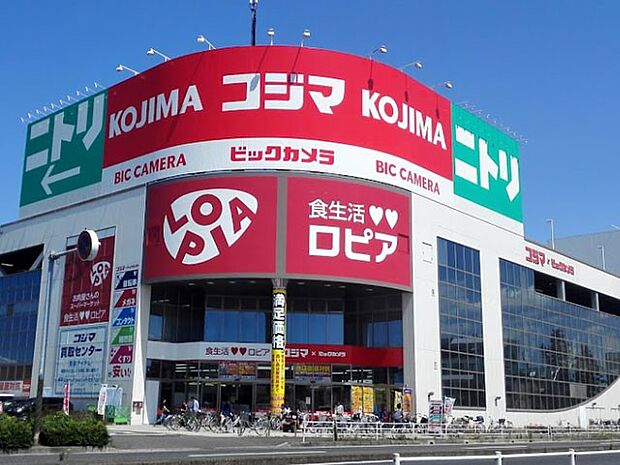 ショッピングセンター 700m ロピア柏コジマ店