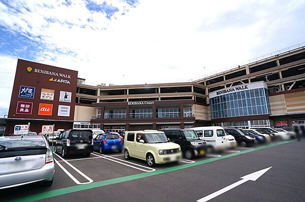 ショッピングセンター 1220m ベニバナウォーク 桶川