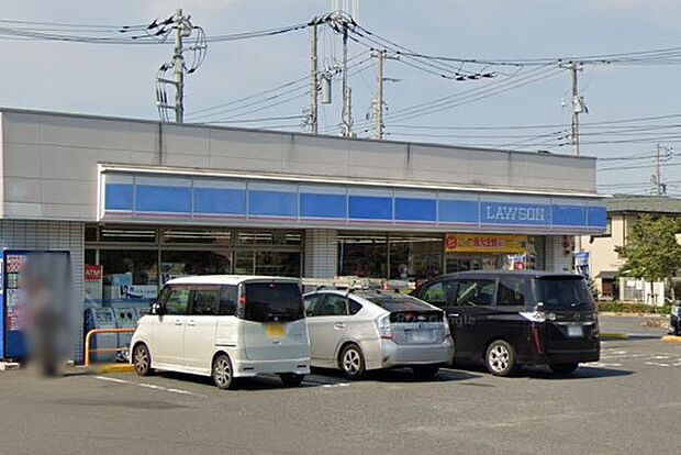 コンビニ 550m ローソン 花畑六丁目店