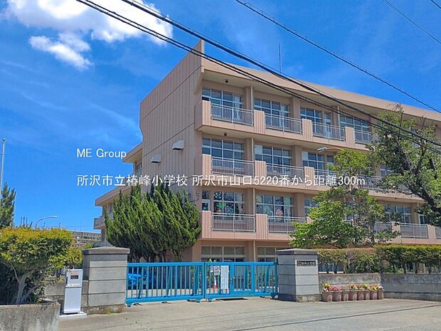 小学校 300m 所沢市立椿峰小学校