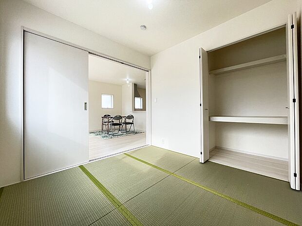 和室にももちろん収納スペースがあるので住空間を広く使えます