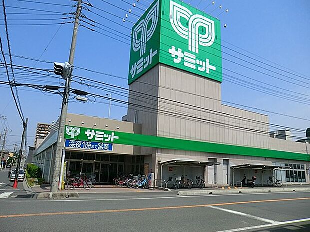 スーパー 539m サミットストア川口青木店