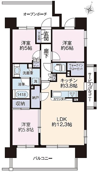 間取り：311001814798