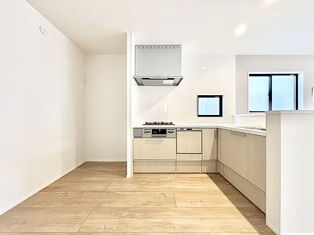 ゆとりあるキッチンではご家族と楽しくお料理ができます。