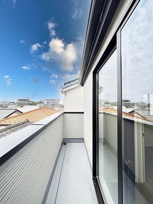 お洗濯物が気持ちよく乾きます。