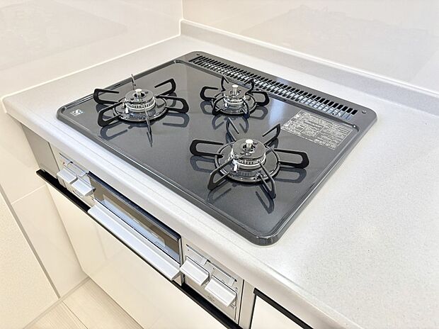 三口ガスコンロでお料理が一気にはかどりそう