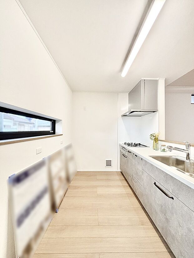 ゆとりあるキッチンではご家族と楽しくお料理ができます。