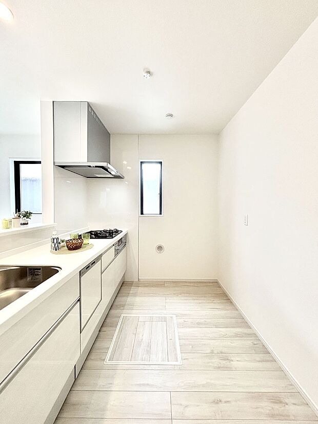 ゆとりあるキッチンではご家族と楽しくお料理ができます。