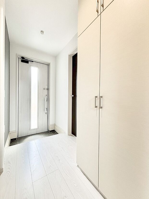 いつもきれいにしておきたい玄関ですね。  