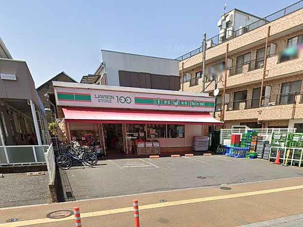 コンビニ 500m ローソンストア100 志木本町店