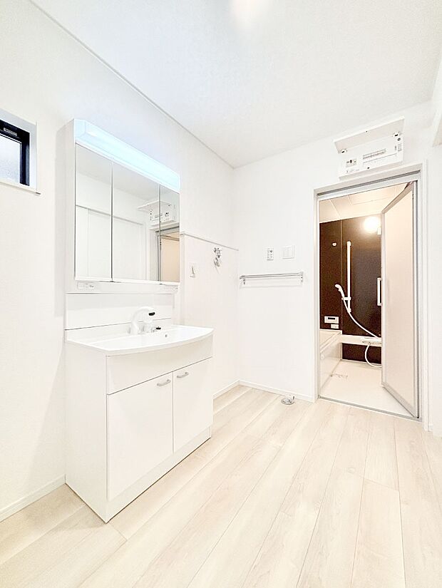 清潔感のあるランドリースペース