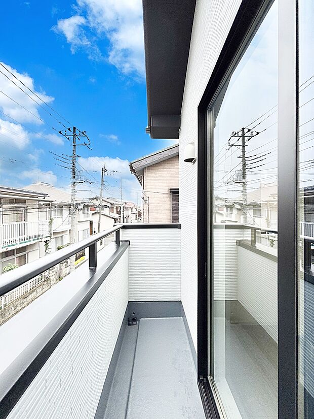 風通しの良いバルコニーが2ヶ所