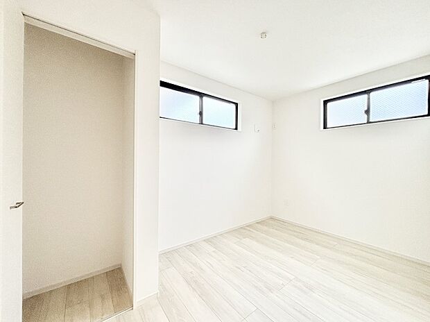 全居室2面採光&クローゼット付きです