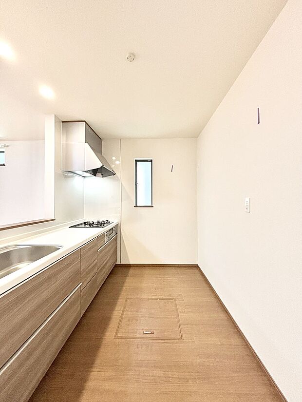 ゆとりあるキッチンではご家族と楽しくお料理ができます。