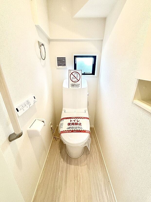 トイレは1階と2階それぞれに配置されていてとても便利です。 