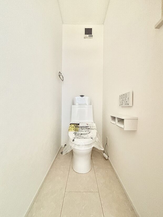 トイレは1階と2階それぞれに配置されていてとても便利です。 