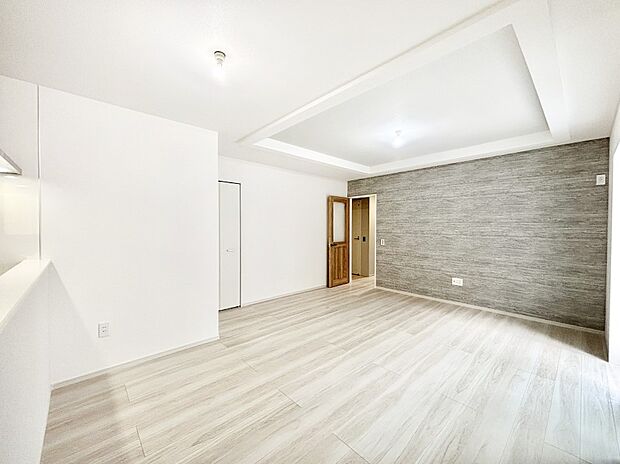 アクセントクロスが空間に彩りをもたらしてくれます