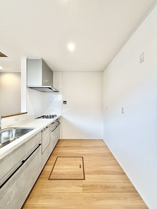 ゆとりあるキッチンではご家族と楽しくお料理ができます。