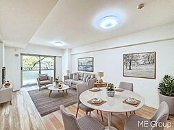 草加松原ハイツA棟 3LDKのリビング/ダイニング