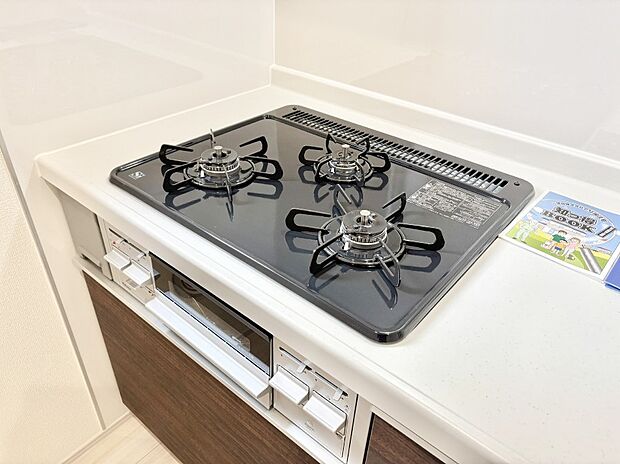 三口ガスコンロでお料理が一気にはかどりそう