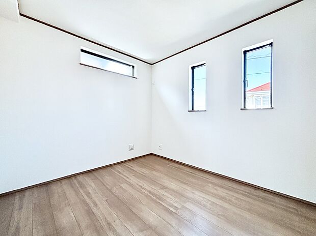 2面採光なので、明るく風通しも良く心地良い生活が送れます。