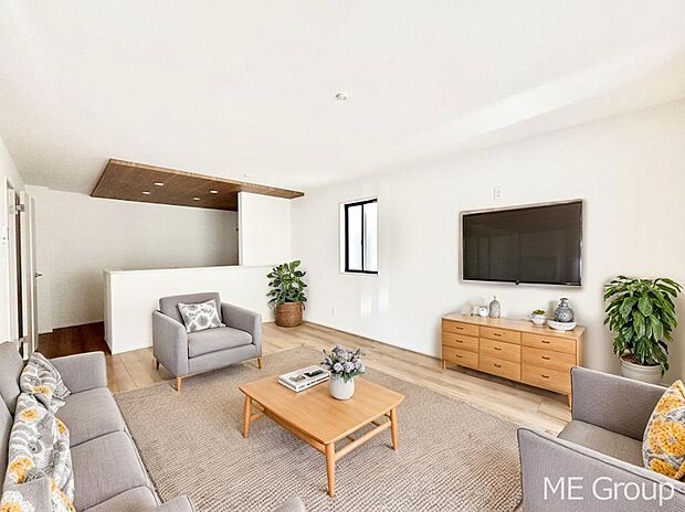 落ち着いた雰囲気のＬＤＫは家族みんなの快適空間※家具はCGです  