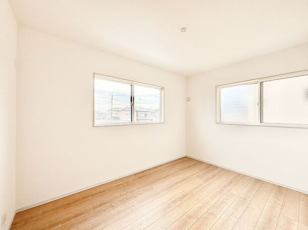 2面採光を確保した明るい空間。家族みんなが快適な暮らしを実現する設計です。