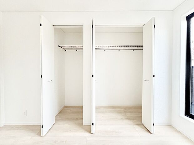 たっぷりの収納スペースで快適に暮らせそう