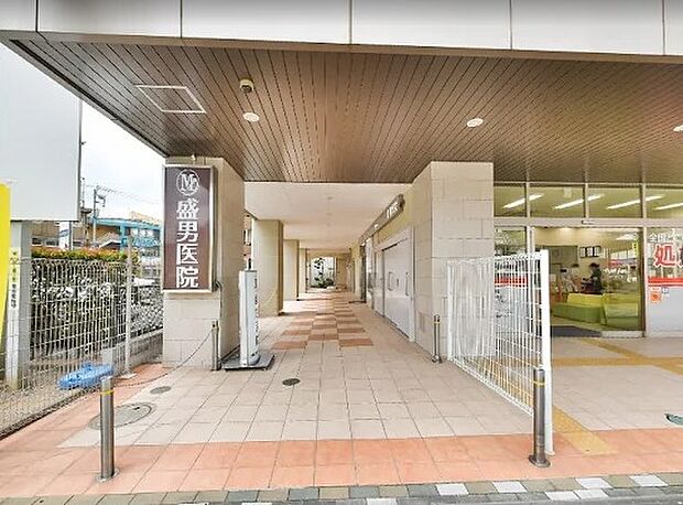 病院 1100m 盛男医院