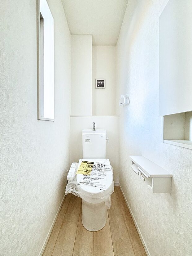 トイレは1階と2階それぞれに配置されていてとても便利です。 