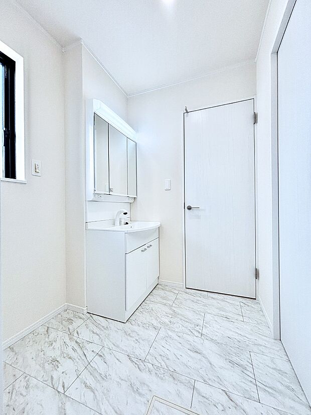 清潔感のあるランドリースペース