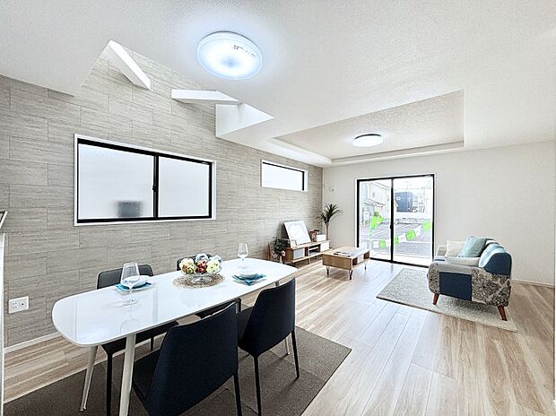 住む方の個性が引き出される、インテリアを考えるのが楽しみなリビングです！ 