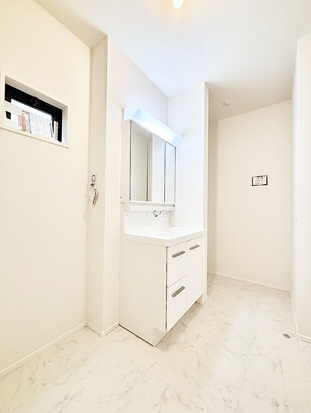 清潔感のあるランドリースペース