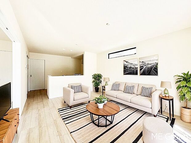 落ち着いた雰囲気のＬＤＫは家族みんなの快適空間※家具はCGです