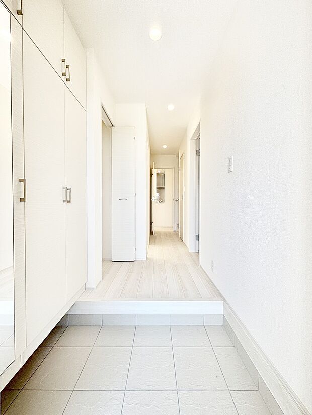 いつもきれいにしておきたい玄関ですね。  