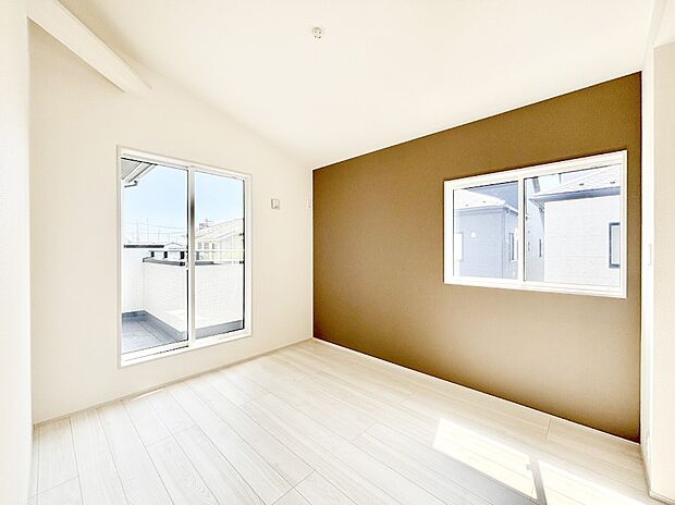 アクセントクロスを使用しワンランクアップの空間に。